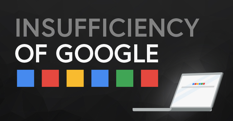 Insufficiency of Google