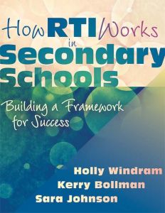 How RTI Works in Secondary Schools